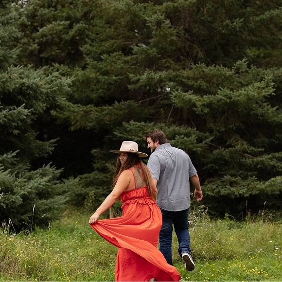 Dress the Population Athena Fit & Flare Maxi Dress- Size XL - Picture 2 of 5